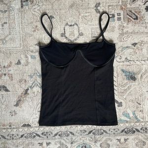 JOAH brown corset tank